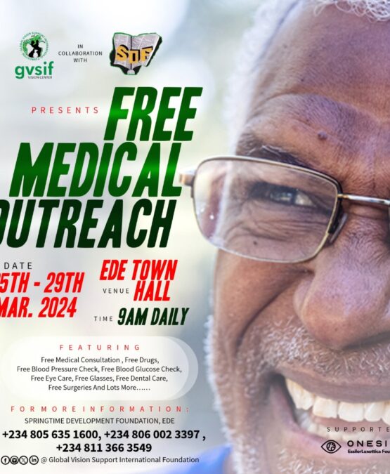 Free Medical Outreach Ede town Hall