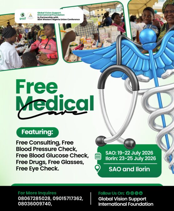 Sao and Ilorin Free Medical Care Outreach